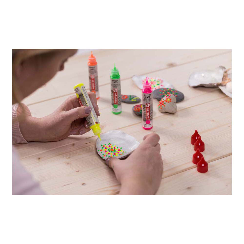 Talens art creation effekt liner sæt 4x28ml neon