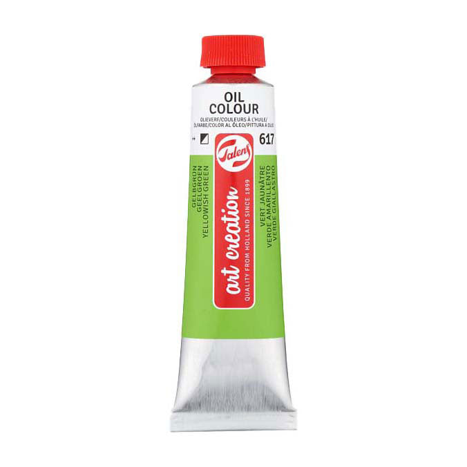 Talens art creation oliemaling tube 40ml gul grøn 617