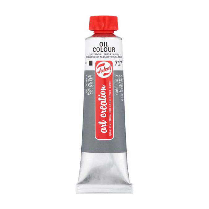 Talens art creation oliemalingsrør 40ml koldgrå 717