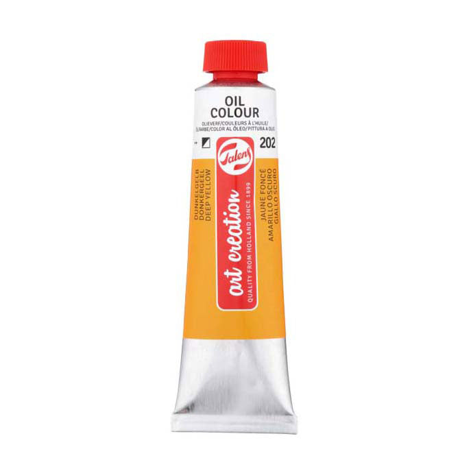 Talens art creation oliemaling tube 40ml mørkegul 202