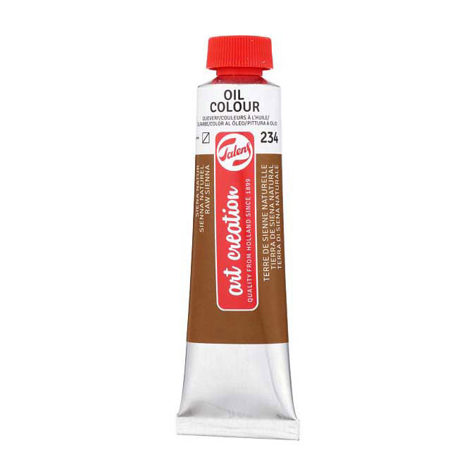 Talens art creation oliemaling tube 40ml sienna naturlig 234