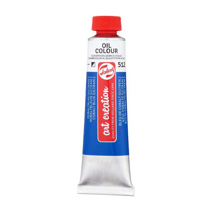 Talens art creation oliemaling tube 40ml koboltblå) 512