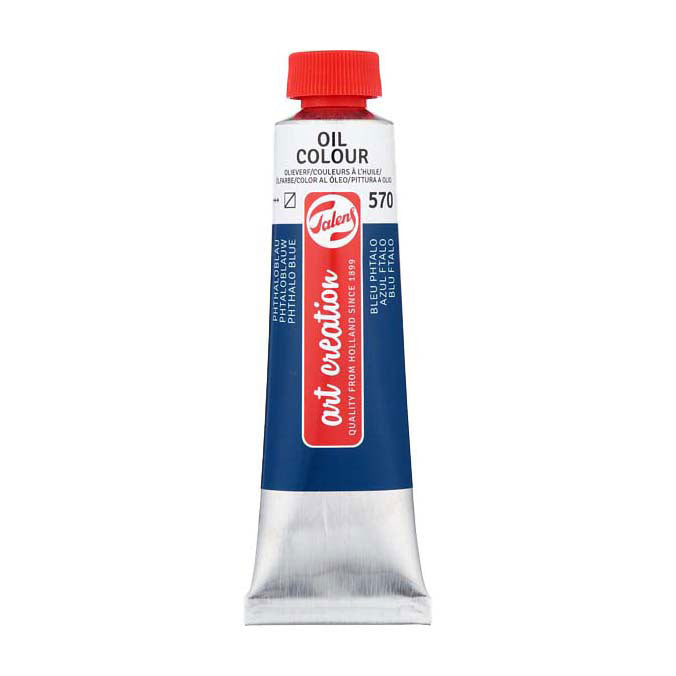Talens art creation oliemaling tube 40ml phthalo blue 570