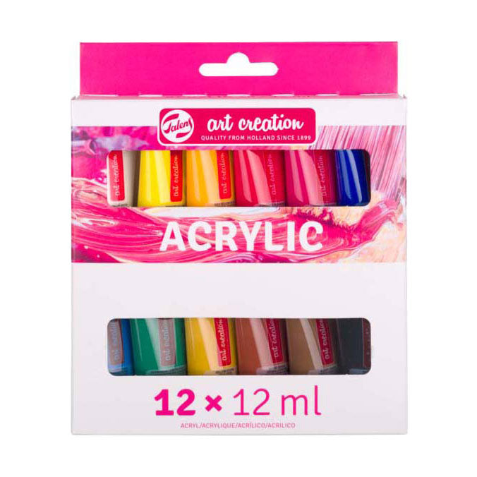 Talens art creation akrylfarvesæt, 12x12ml