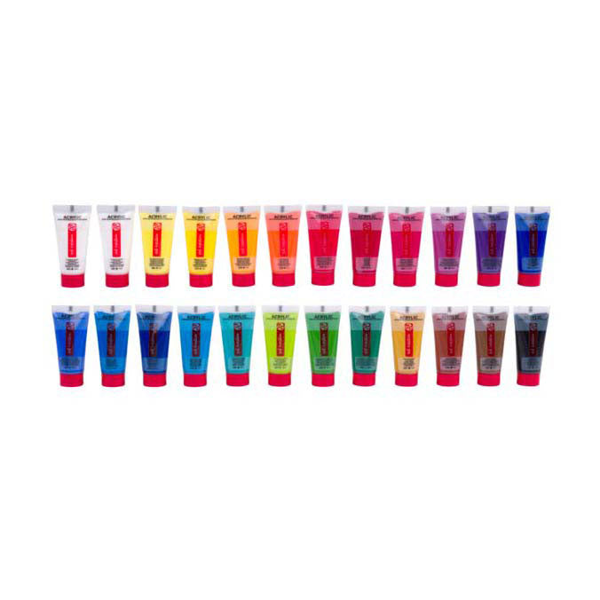 Talens kunstskabende akrylmalingssæt | 24 x 12 ml