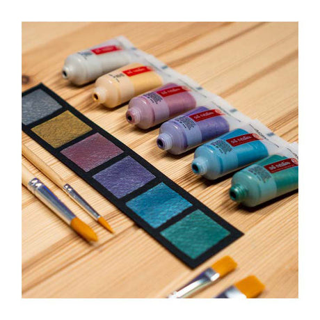 Talens art creation akryl maling sæt metallic | 6 x 12 ml