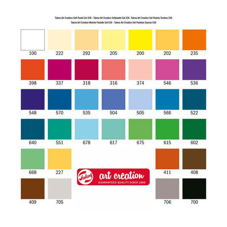 Talens art creation blødt pastel sæt 36