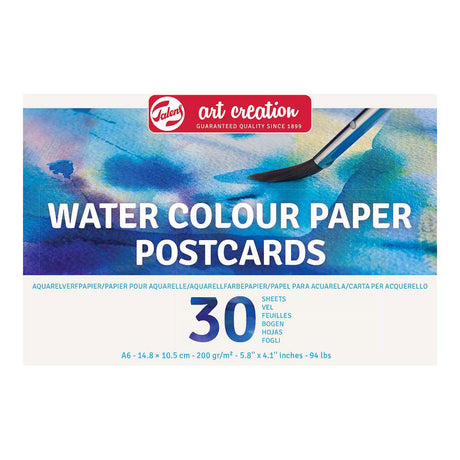 Talens art creation akvarel malepapir 10,5x14,8cm 200g30v