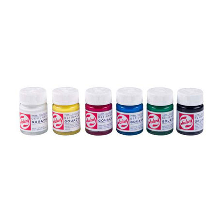 Talens gouache ekstra fine primære sæt, 6x16ml flasker
