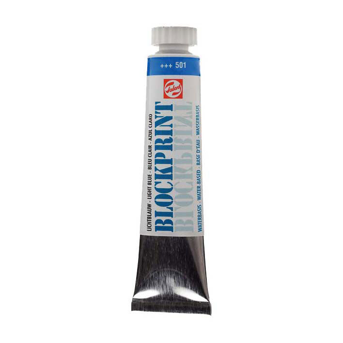 Talens blockprint tube 20ml lyseblå 501
