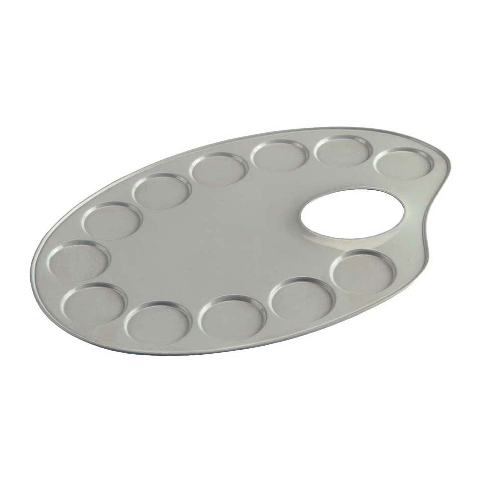 Talens palet metal oval 12,6x18,5cm