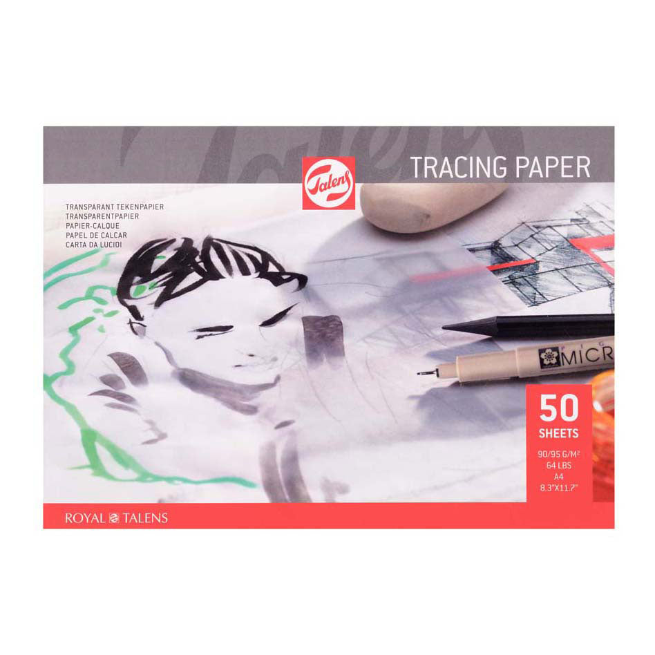 Talens kalkerpapir a4 90g 50 ark