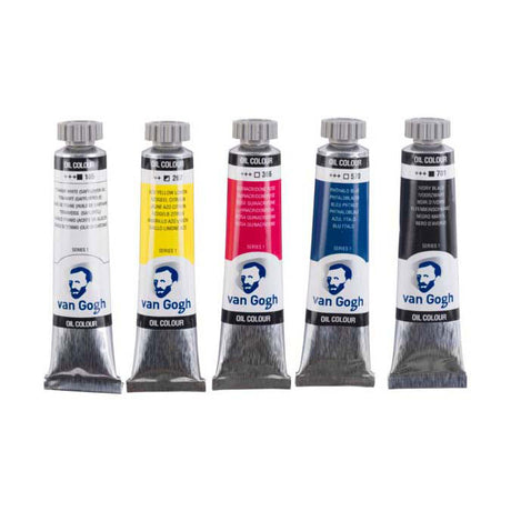 Van Gogh oliemaling primært blandesæt | 5 x 20 ml