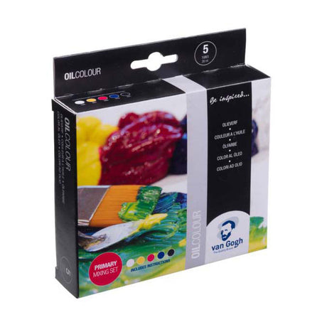 Van Gogh oliemaling primært blandesæt | 5 x 20 ml