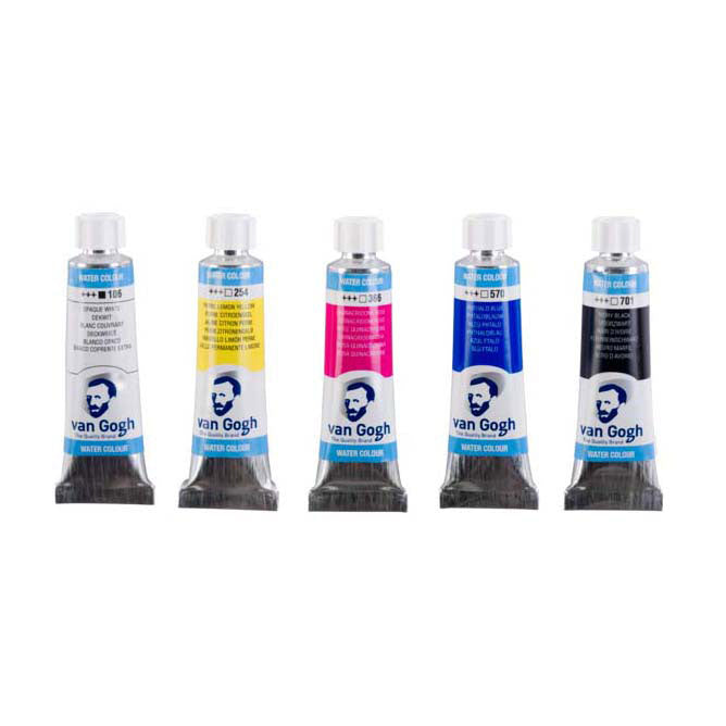 Van Gogh akvarel primært blandesæt | 5 x 10 ml rør