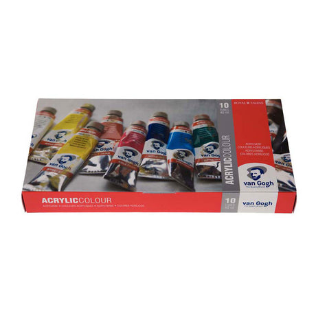 Van Gogh acrylic paint basic set with 10 colors in 40 ml tubes