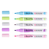Ecoline pensel sæt pastel, 5 farver
