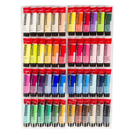 Bruynzeel amsterdam standard serie akrylmaling generelt udvalg sæt 20ml, 48 stk.