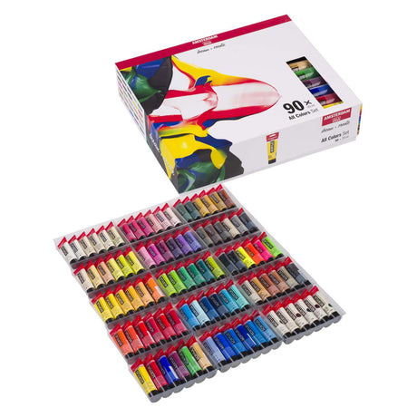 Bruynzeel Amsterdam standard serie akrylmaling komplet samling sæt 20ml, 90 stk.