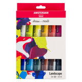 Bruynzeel Amsterdam standard serie akrylmaling landskabssæt 20ml, 12 stk.