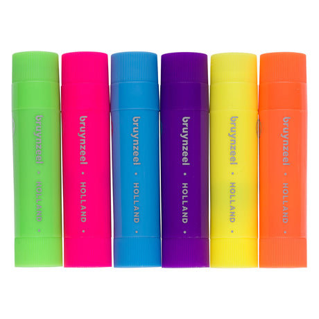 Bruynzeel gouache sticks sæt neon | 6 farver