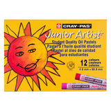 Sakura cray-pas junior kunstner oliepastelsæt, 12 stk.