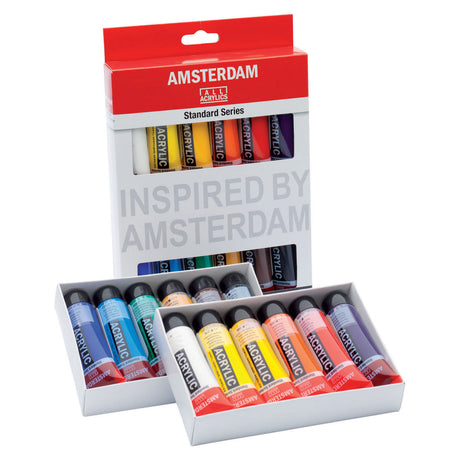 Amsterdam standard serie akrylmaling generelt udvalg | 12 × 20 ml