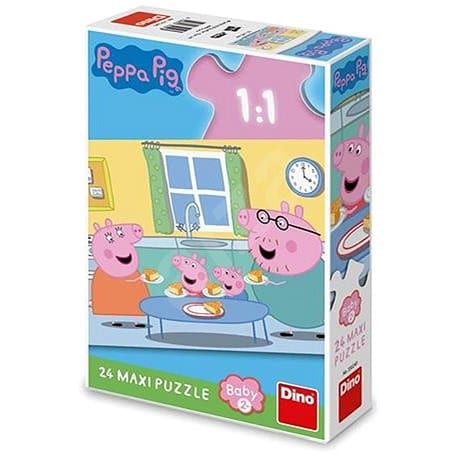 Dinotoys dino puslespil peppa gris gulvpuslespil 24 maxi brikker