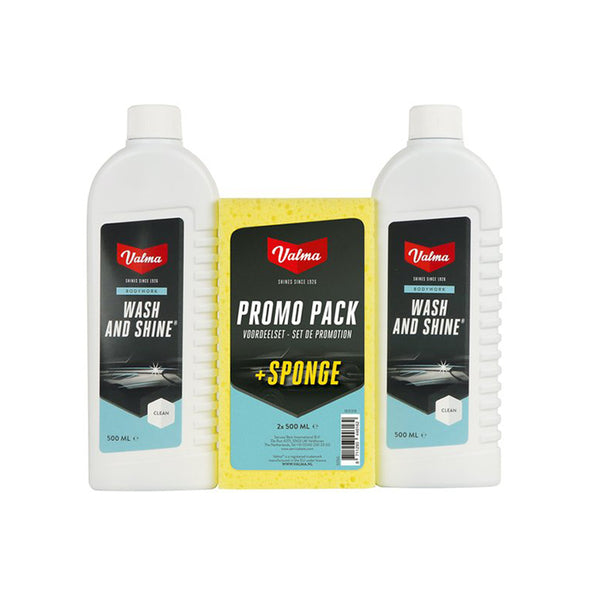 rengøringssæt S05G Wash and Shine shampoo 2x 500ml