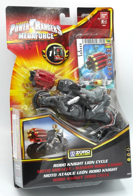 Bandai power rangers robo knight løvecyklus