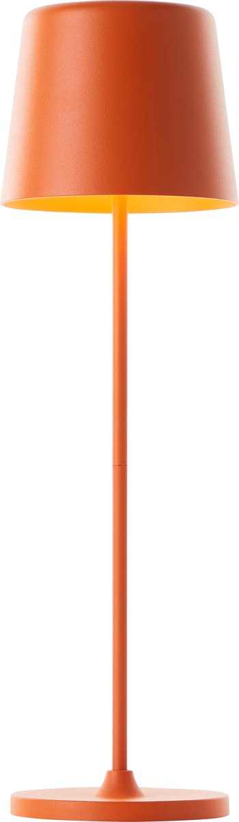 Brilliant kaami genopladelig bordlampe - udendørs - led 2w 3000k - 3 stepdim - ip44 - orange