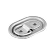 Tysk gulvring 3 dele 103x70 mm. 51 mm!