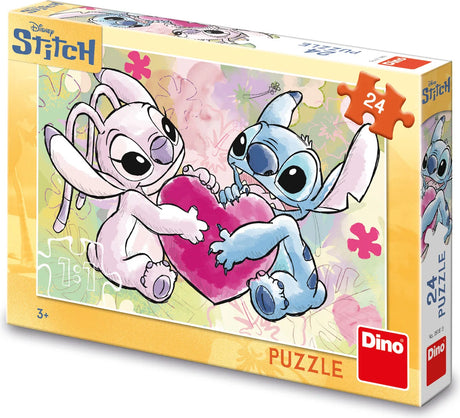 Dinotoys puslespil fra stitch love story 24 brikker