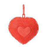 Toi-toys pufferz nøglering puffer kugle hjerte 7cm 50gr 6 assorteret