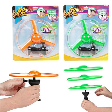 Toi-legetøj toi-legetøj go leg helikopter disc shooter 24cm 2 assorteret
