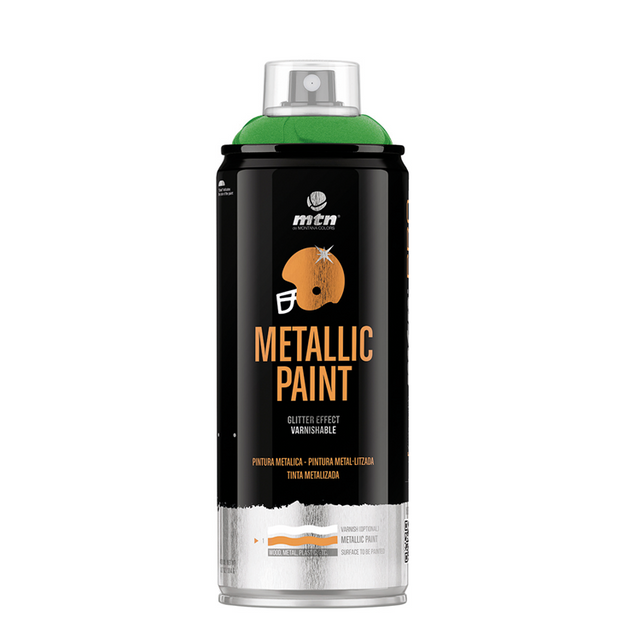 Mtn 1070504 - pro metallisk maling: grøn r-6035 | 3 stk