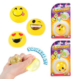 Toi-legetøj toi-legetøj sjov squeezeball-emoji på kortet