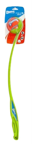 Chuckit! sportsboldkaster - 66 cm - kastepind - boldkaster - hundelegetøj - inkl. tennisbold stor - ø 7 cm - plastik - assorteret