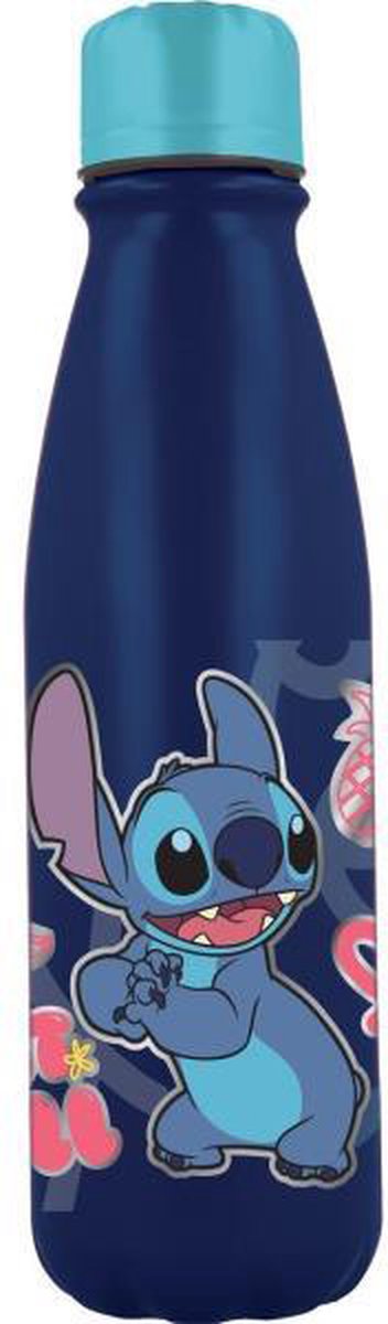 Stor lilo og stitch aluminium drikkekop drikkeflaske - 600ml - 23 cm høj