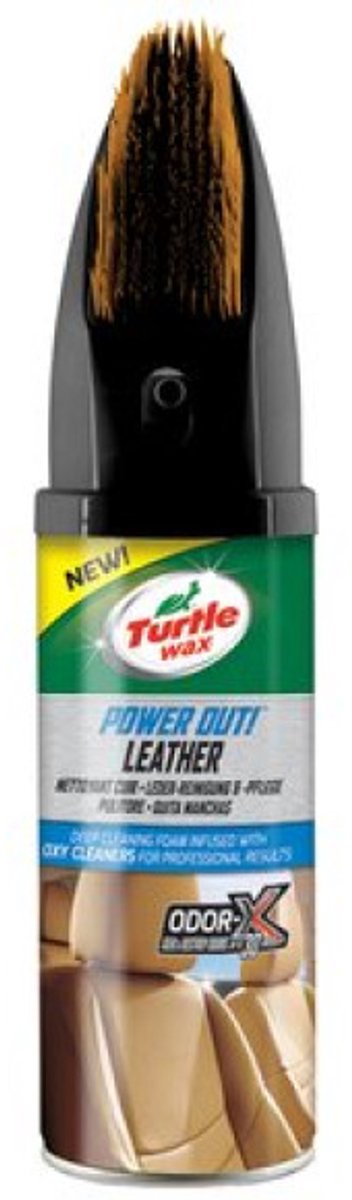 Turtle wax power out læder - genopretter læder - renser skånsomt snavs og pletter - giver naturlig glans - 400ml