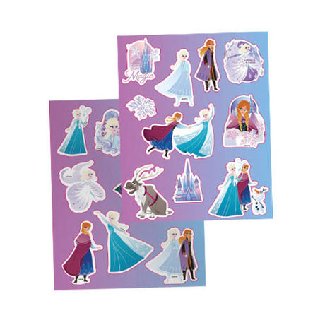 Disney frozen 2 dagbog med lås, magiske kuglepenne og klistermærker
