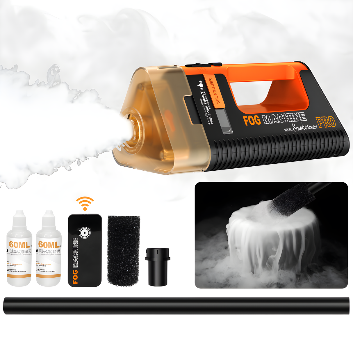 Lensgo håndholdt røgmaskine smoke master pro