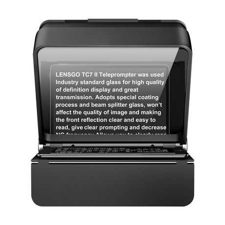 Lensgo teleprompter autocue tc7ii ultimate kit