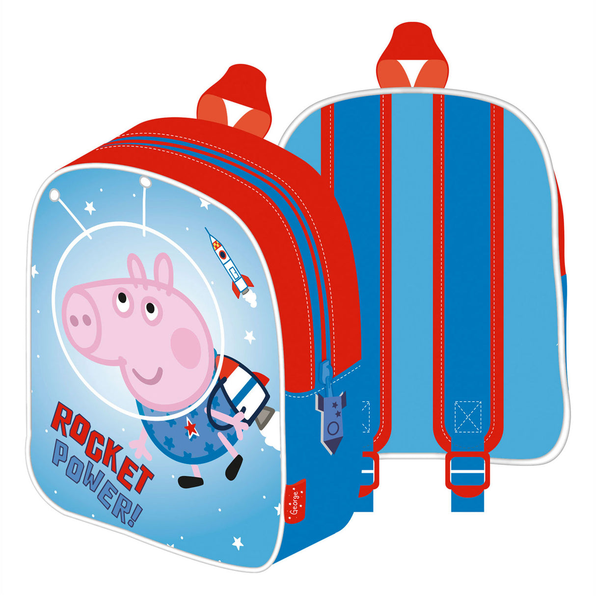 Peppa pig rygsæk george rumrejse