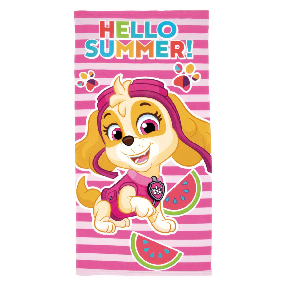 Paw Patrol håndklæde 70x140cm lyserød