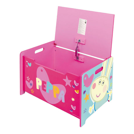 Peppa pig houten speelgoedkist