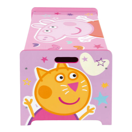 Peppa pig houten speelgoedkist