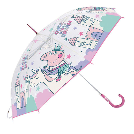 Peppa pig gennemsigtig paraply