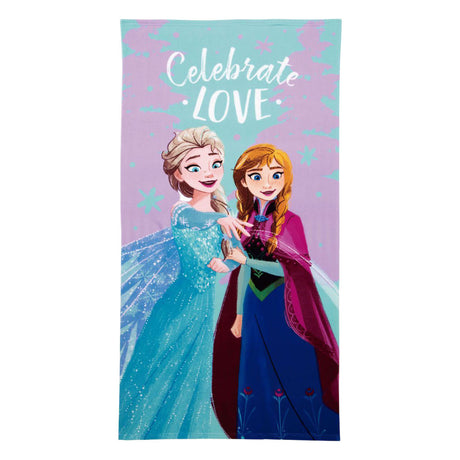 Disney badehåndklæde frosset - 70x140cm