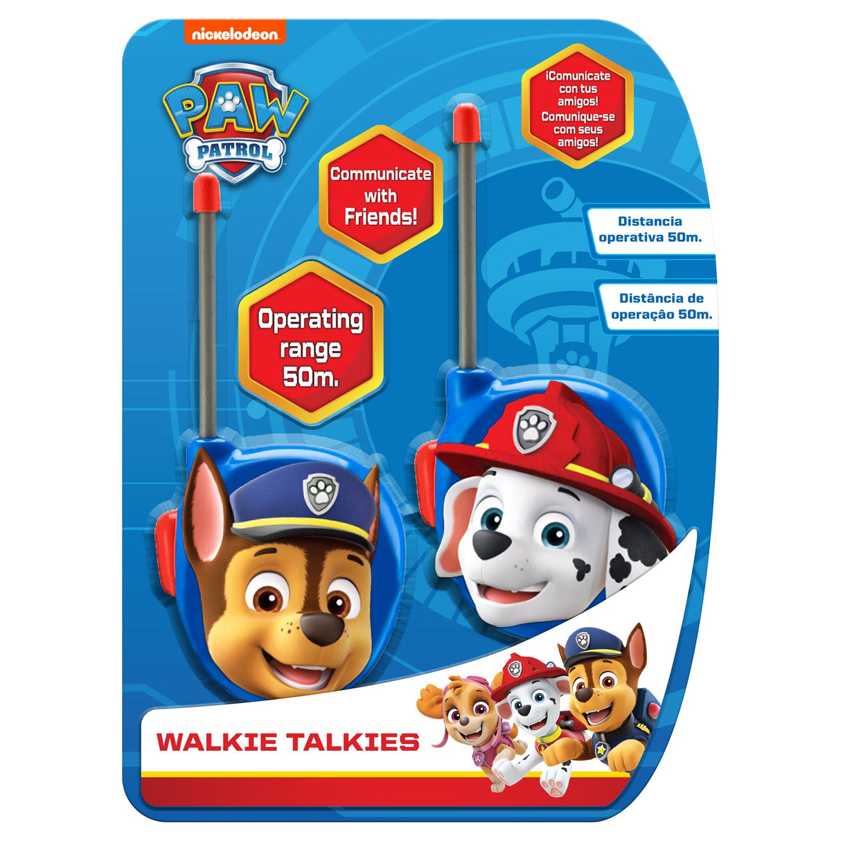 Kids Licens Walkie Talkie PAW Patrol